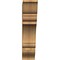 Ekena Millwork Olympic Traditional Rough Sawn Bracket, Western Red Cedar, 6"W x 26"D x 26"H BKT06X26X26OLY01RWR - alternate 3